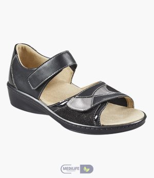 ACHILLE Sandale NOIR Sandale orthopédique