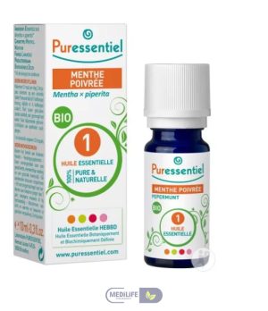 Menthe Poivrée Bio Huile Essentielle 10ml