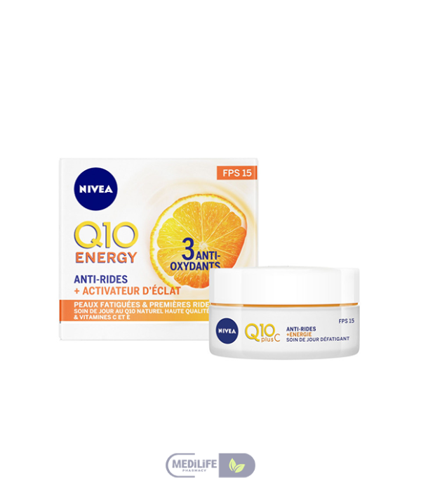 Q10 NIVEA Nivea - Q10 ENERGY Soin Jour Anti-Rides FPS 15