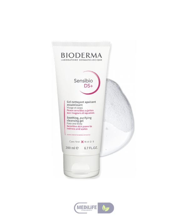 SENSIBIO DS Bioderma Sensibio Ds+ Gel Nettoyant Apaisant Assainissant