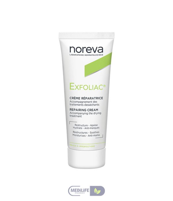 crème réparatrice Noreva crème réparatrice EXFOLIAC