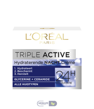 l'oréal active L'OREAL TRIPLE ACTIVE-Crème Hydratante Nuit