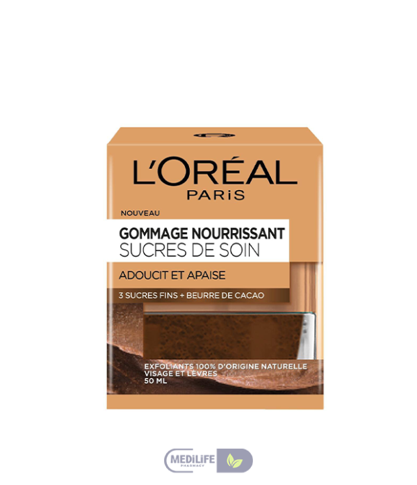l'oréal gommage L'OREAL Gommage Nourrissant Sucres de Soin