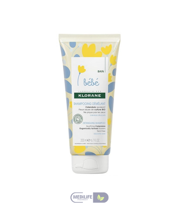 KLORANE shampoing démêlant bébé