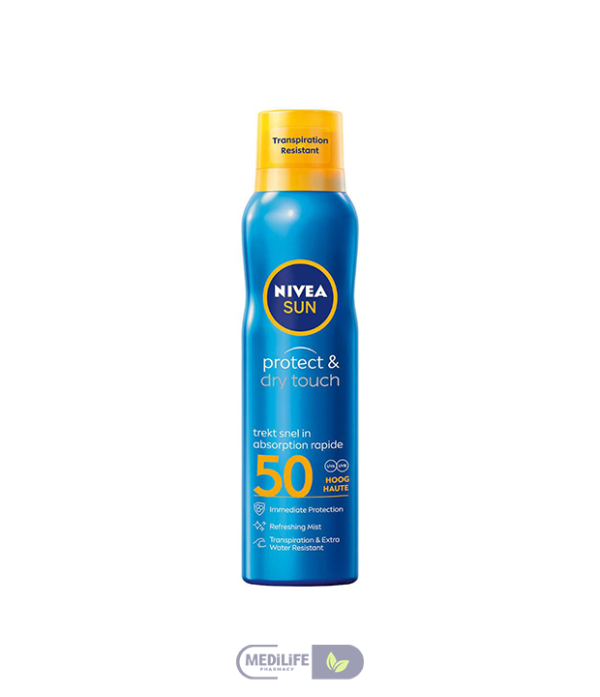 NIVEA SUN SPRAY SOLAIRE PROTECT & DRY TOUCH SPF50