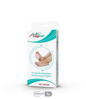 MP004 MegaWell Coussinet Métatarsien en Silicone Pour L'épine