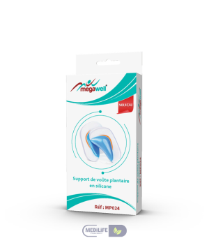 MP024 MegaWell Support De Voûte Plantaire En Silicon