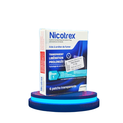 nicotrex patch nicotine ETAPE 1